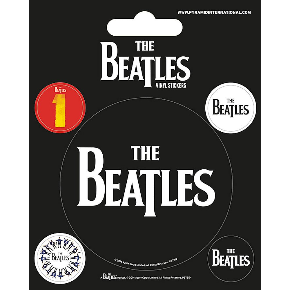 THE BEATLES ビートルズ (結成 65周年 ) - BLACK / ステッカー - PGS